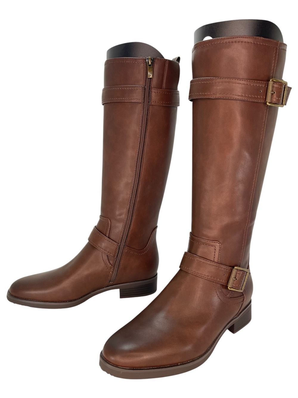 Naturalizer Tiernan Brown Faux Leather Knee High Womens Boots Size 9W - Picture 10 of 15